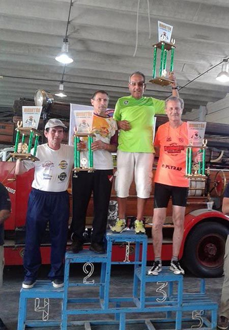 Omar Rodriguez en el Podio