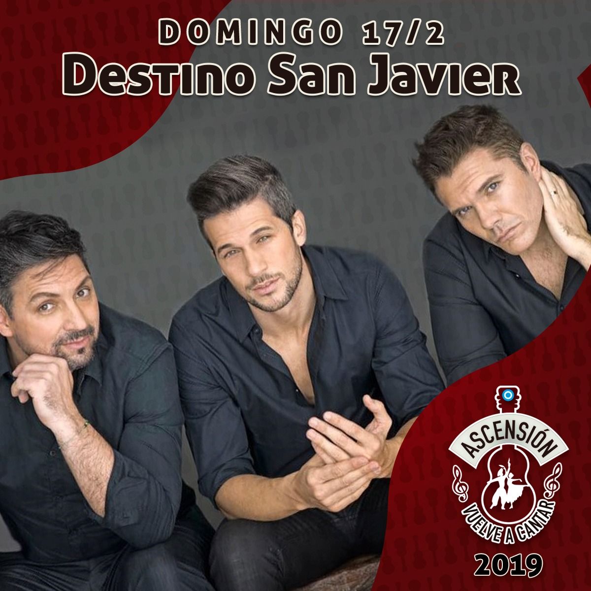 ASCENSION VUELVE A CANTAR 2019 – Destino San Javier será la banda de cierre