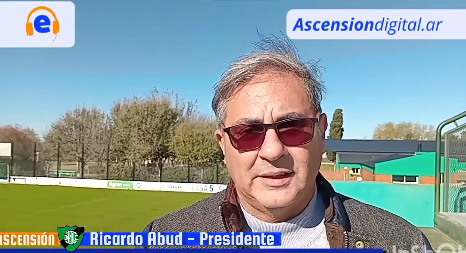 Avanza la obra de iluminación en el estadio del Club Social de Ascensión